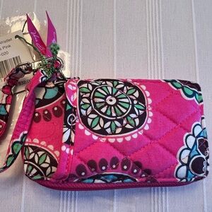 Vera Bradley Cupcakes Pink All In One Wristlet NWT